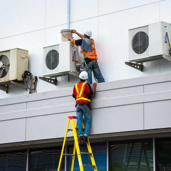 Two Man Working On Commercial Hvac Service Jacksonville Fl